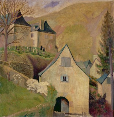 Mountain Church, Larrau by Dora Carrington